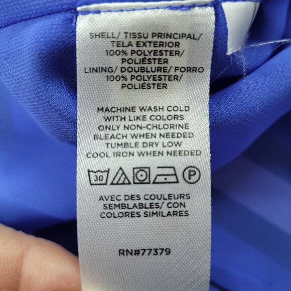 Ann Taylor Multicolor Stripe Maxi Dress Womens‎ XS Lined Silk Feel Side Slits - Picture 7 of 12